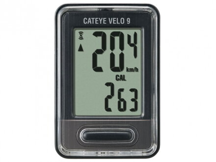 CATEYE Cyklopočítač CAT Velo 9 (VL820) černá