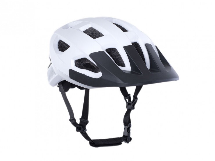 AUTHOR Přilba Vento InMold LED USB stříbrná/bílá