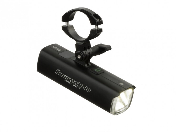 AUTHOR Světlo př. PROXIMA 1000 lm / GoPro 25- 32 clamp USB Alloy černá AUTHOR Světlo př. PROXIMA 1000 lm / GoPro 25- 32 clamp USB Alloy černá