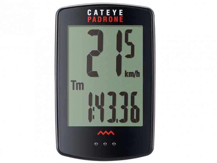 CATEYE Cyklopočítač CAT Padrone (PA100W) černá CATEYE Cyklopočítač CAT Padrone (PA100W) černá
