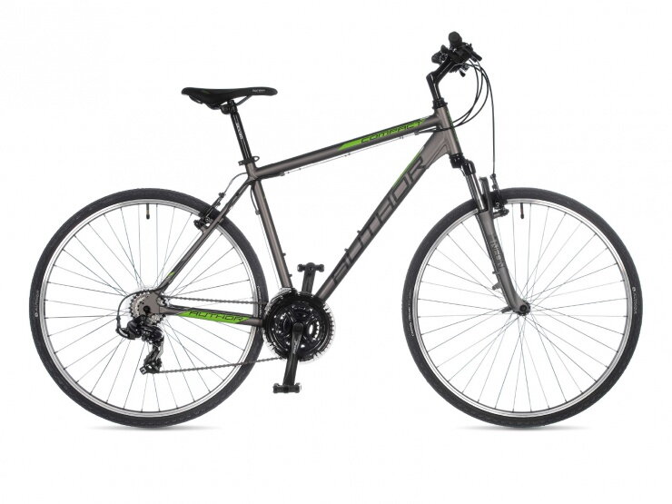 AUTHOR Compact 2023 stříbrná-matná/zelená 20" skladem na prodejně AUTHOR Compact 2023 stříbrná-matná/zelená 20" skladem na prodejně
