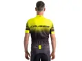 Crussis Cyklistický dres pánský krátký rukáv černá/žlutá