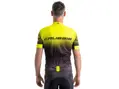 Crussis Cyklistický dres pánský krátký rukáv černá/žlutá