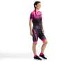 Crussis Cyklistický dres dámský krátký rukáv černá/růžová