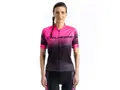 Crussis Cyklistický dres dámský krátký rukáv černá/růžová
