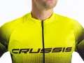 Crussis Cyklistický dres pánský dlouhý rukáv černá/žlutá