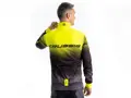 Crussis Cyklistická bunda No-Wind pánská černá/žlutá