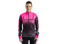 Crussis Cyklistická bunda No-Wind dámská černá/růžová