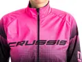 Crussis Cyklistická bunda No-Wind dámská černá/růžová
