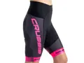 Crussis Cyklistické kraťasy dámské černá/růžová