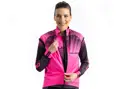 Crussis cyklistická vesta dámská růžová/černá