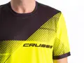Crussis portovní tričko pánské krátký rukáv žlutá/černá