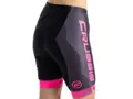 Crussis Elastické kraťasy dámské černá/růžová
