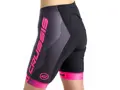 Crussis Elastické kraťasy dámské černá/růžová