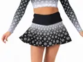 Crussis Sportovní sukně se šortkami BLACK OMBRE
