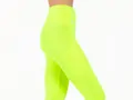 Crussis Legíny s vysokým pasem dámské NEON YELLOW