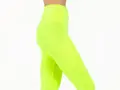 Crussis Legíny s vysokým pasem dámské NEON YELLOW