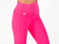 Crussis Legíny s vysokým pasem dámské NEON PINK