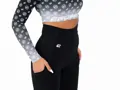 Crussis Legíny s vysokým pasem dámské BLACK
