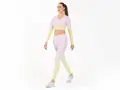Crussis Legíny s vysokým pasem dámské FIT OMBRE