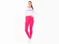 Crussis Crop mikina dámská krátká WHITE PINK