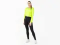 Crussis Crop mikina dámská krátká NEON YELLOW