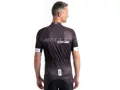 Crussis Cyklistický dres – ONE pánský krátký rukáv černá/bílá