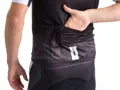 Crussis Cyklistický dres – ONE pánský krátký rukáv černá/bílá