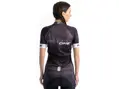 Crussis Cyklistický dres – ONE dámský krátký rukáv černá/bílá