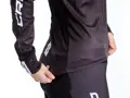 Crussis Cyklistický dres – ONE dámský dlouhý rukáv černá/bílá