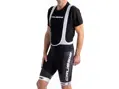 Crussis Cyklistické kraťasy se šlemi – ONE pánské černá/bílá