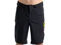 Crussis Cyklistické kraťasy pánské volné černá/žlutá