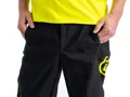 Crussis Cyklistické kraťasy pánské volné černá/žlutá
