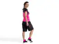 Crussis Cyklistické kraťasy dámské volné černá/růžová