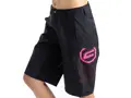 Crussis Cyklistické kraťasy dámské volné černá/růžová