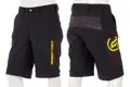 Crussis Cyklistické kraťasy pánské volné černá/žlutá