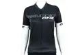 Crussis Cyklistický dres – ONE dámský krátký rukáv černá/bílá