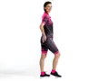 Crussis Cyklistické kraťasy dámské černá/růžová