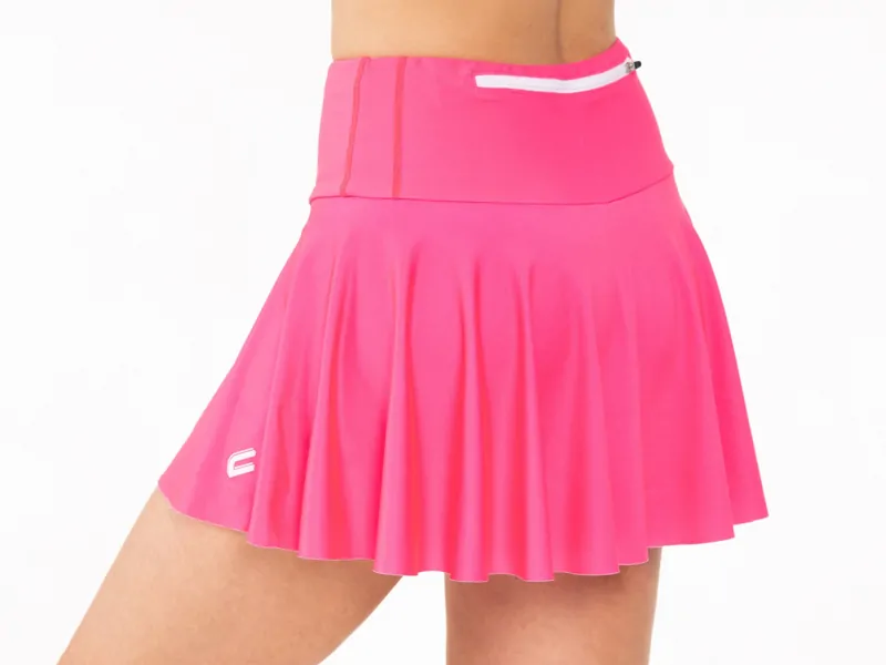 Crussis Sportovní sukně se šortkami NEON PINK Crussis Sportovní sukně se šortkami NEON PINK