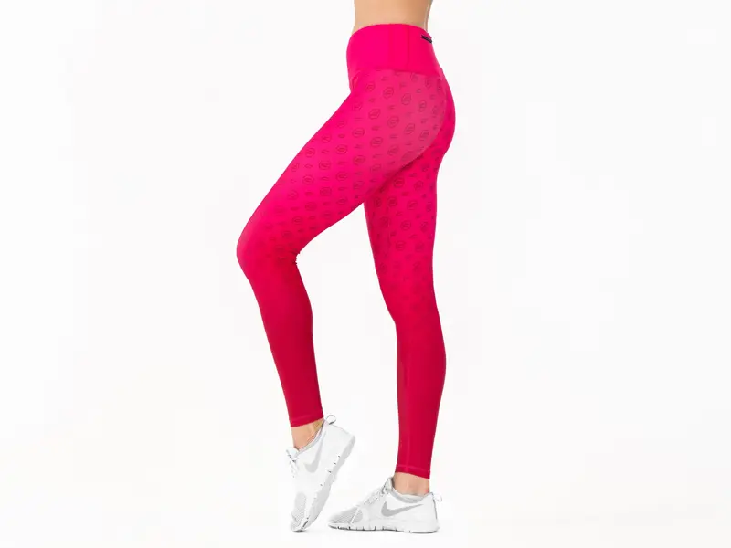 Crussis Legíny s vysokým pasem dámské PINK OMBRE